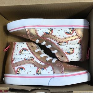 Unicorn Vans Toddler Girls 9 New In Box